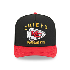 Kansas City Chiefs 2025 NFL Draft New Era 9FIFTY A-Frame Snapback Cap Black - Taass Online