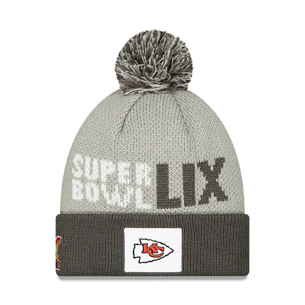 Kansas City Chiefs Super Bowl LIX Opening Night New Era Knit Hat - Taass sale