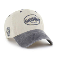 Las Vegas Raiders '47 Breaking Trail Clean Up Adjustable NHL Cap Natural/Gray - Taass outlet
