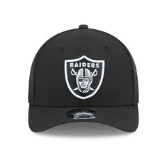 Las Vegas Raiders NFL Team Logo New Era 9FORTY M-Crown Snapback Cap Black - Taass sale