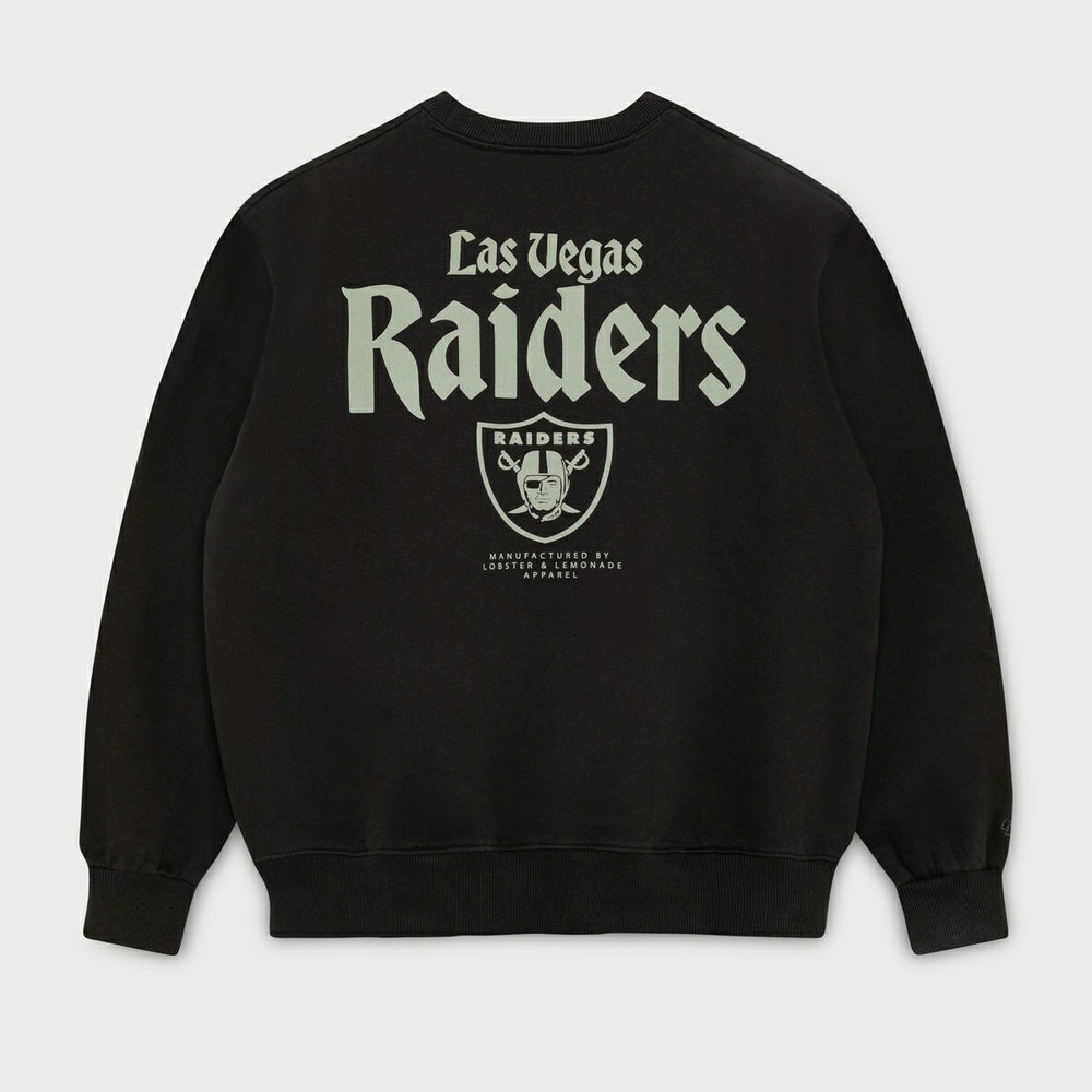 Las Vegas Raiders L&L '96 Classics NFL Crew Sweater Black - Taass outlet