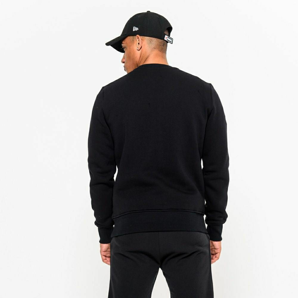 Las Vegas Raiders Logo Crewneck New Era NFL Sweatshirt Black - Taass discount