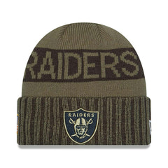 Las Vegas Raiders 2025 NFL Salute to Service New Era Sport Knit - Taass on sale