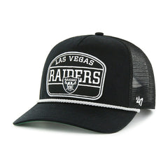 Las Vegas Raiders Hone Rope '47 Hitch RF Snapback Trucker NFL Cap Black - Taass for sale