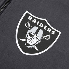 Las Vegas Raiders Playbook NFL Full-Zip Fleece Hoodie Anthracite - Taass Online