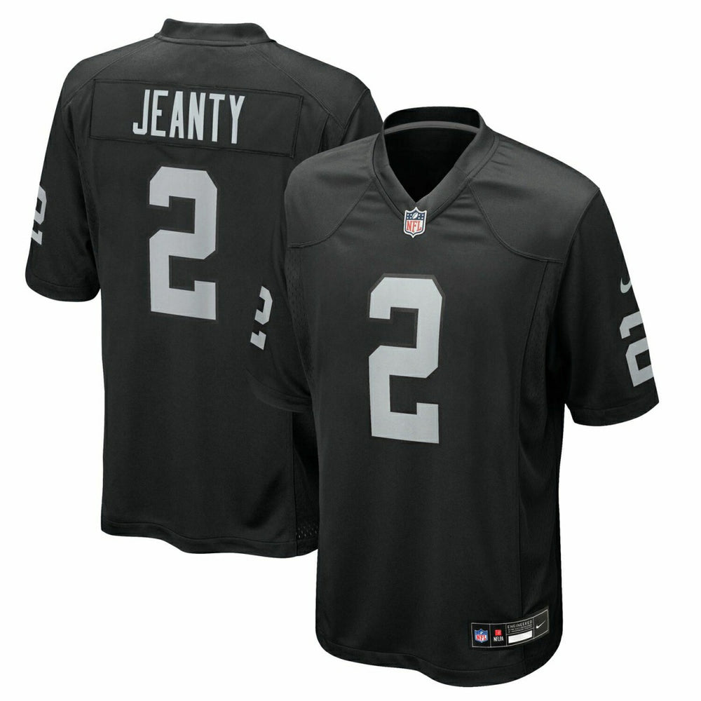 Ashton Jeanty #2 Las Vegas Raiders Nike Game NFL Jersey Black - Taass outlet