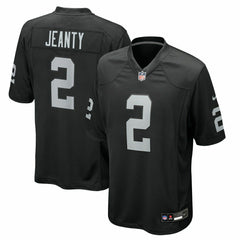 Ashton Jeanty #2 Las Vegas Raiders Nike Game NFL Jersey Black - Taass outlet