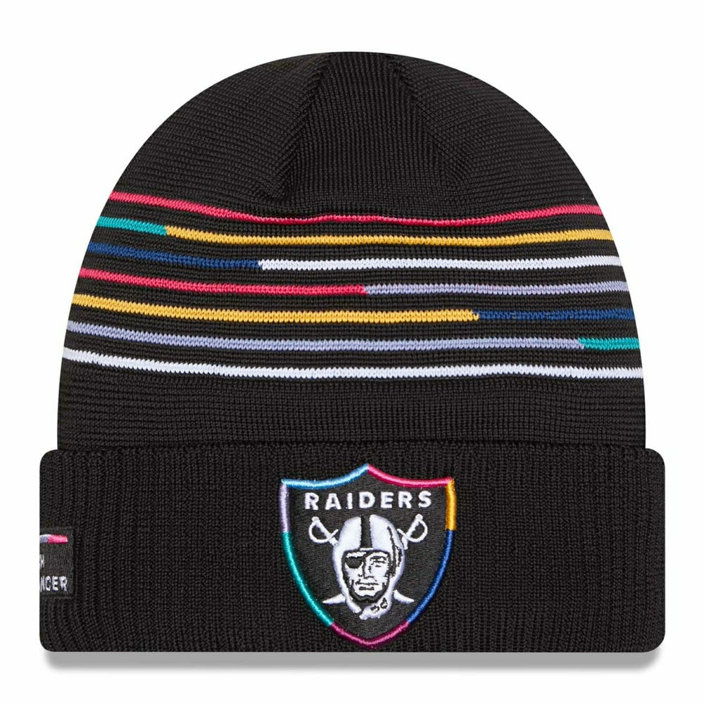 Las Vegas Raiders 2025 NFL Crucial Catch New Era Knit Hat - Taass discount