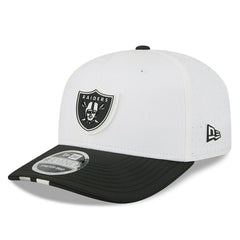 Las Vegas Raiders 2025 NFL Training Camp New Era 9SEVENTY Stretch-Snap Cap OTC White - Taass for sale