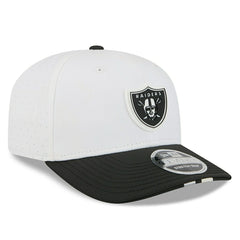 Las Vegas Raiders 2025 NFL Training Camp New Era 9SEVENTY Stretch-Snap Cap OTC White - Taass for sale