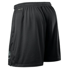 Las Vegas Raiders 2025 NFL Sideline Reversible Mesh Nike Dri-FIT Shorts Black - Taass US
