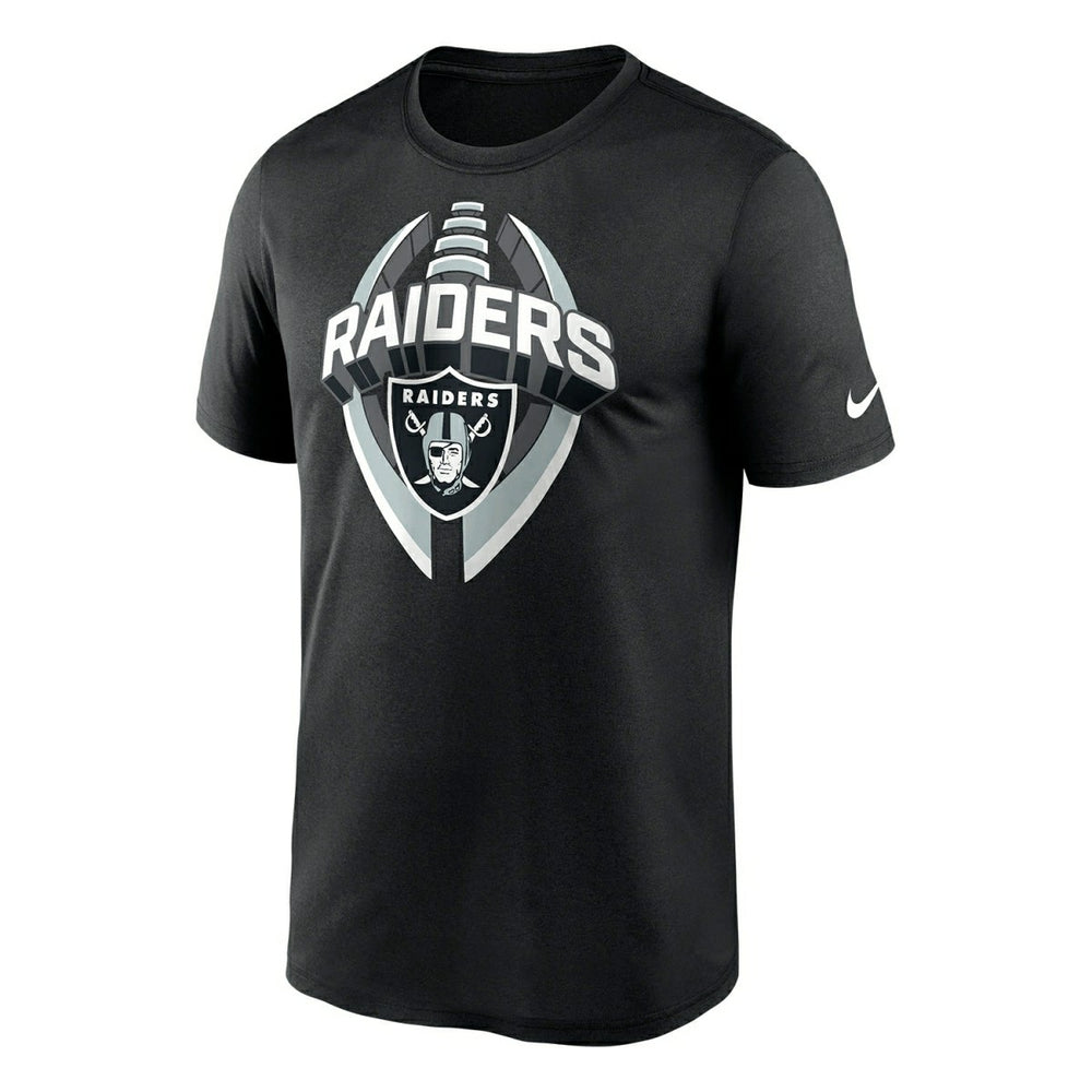 Las Vegas Raiders 2025 Icon Nike Legend NFL T-Shirt Black - Taass for sale