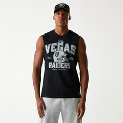 Las Vegas Raiders NFL Helmet New Era Sleeveless Tee Black - Taass outlet