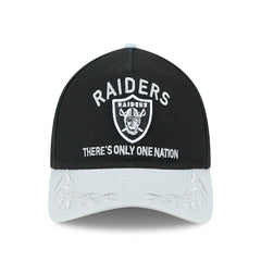 Las Vegas Raiders 2025 NFL Draft 9TWENTY A-Frame Adjustable Cap Black - Taass US