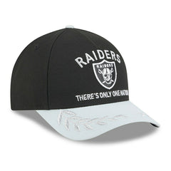 Las Vegas Raiders 2025 NFL Draft 9FORTY M-Crown A-Frame Snapback Cap Black - Taass on sale