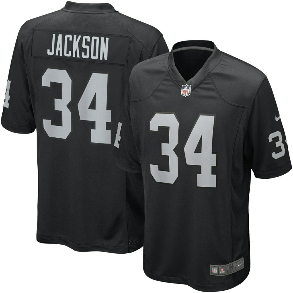 Bo Jackson #34 Los Angeles Raiders Nike Game NFL Jersey Black - Taass for sale