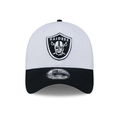 Las Vegas Raiders 2024 NFL Training Camp New Era 39THIRTY Flex Cap White - Taass US