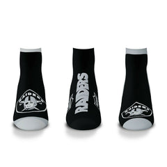 Las Vegas Raiders No Show NFL Socks 3-Pack - Taass on sale