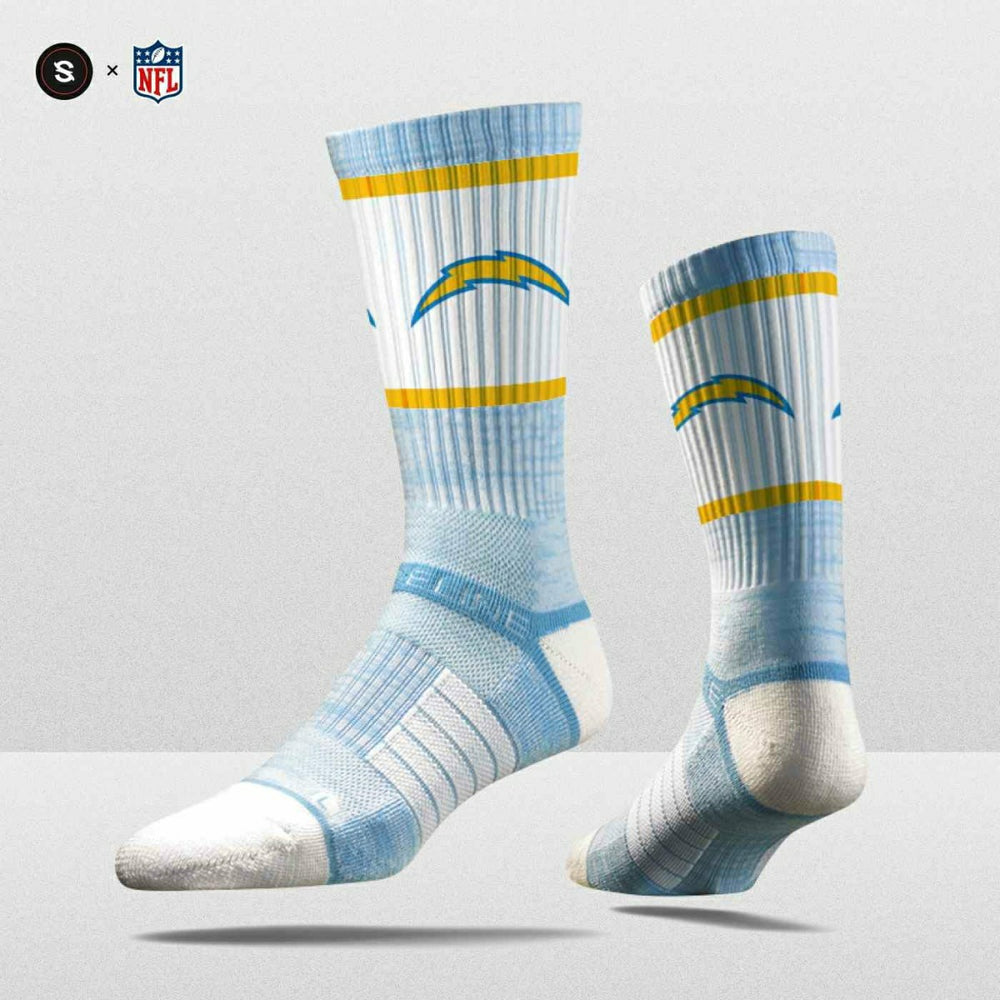 Los Angeles Chargers Strideline Premium NFL Crew Socks - Taass outlet