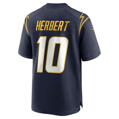 Justin Herbert #10 Los Angeles Chargers Nike Game NFL Football Jersey Navy - Taass discount