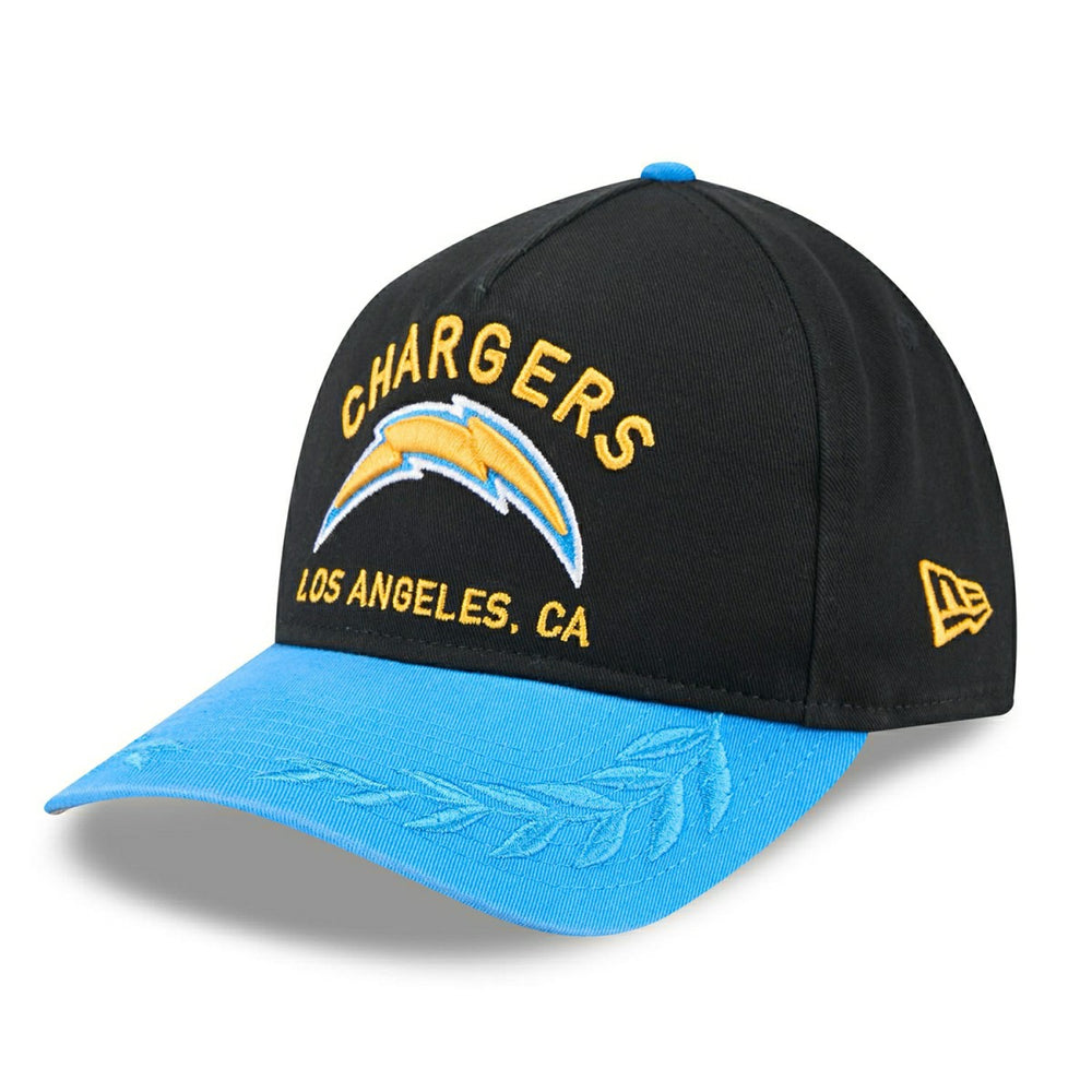 Los Angeles Chargers 2025 NFL Draft 9TWENTY A-Frame Adjustable Cap Black - Taass Online