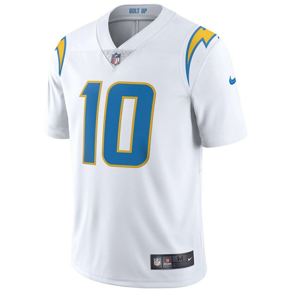 Justin Herbert #10 Los Angeles Chargers Nike Vapor Limited NFL Jersey White - Taass discount