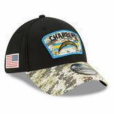 Los Angeles Chargers 2021 NFL On-Field Salute to Service New Era 39THIRTY Flex Fit Cap - Taass sale