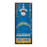 Los Angeles Chargers WinCraft NFL Bottle Opener Sign - Taass outlet