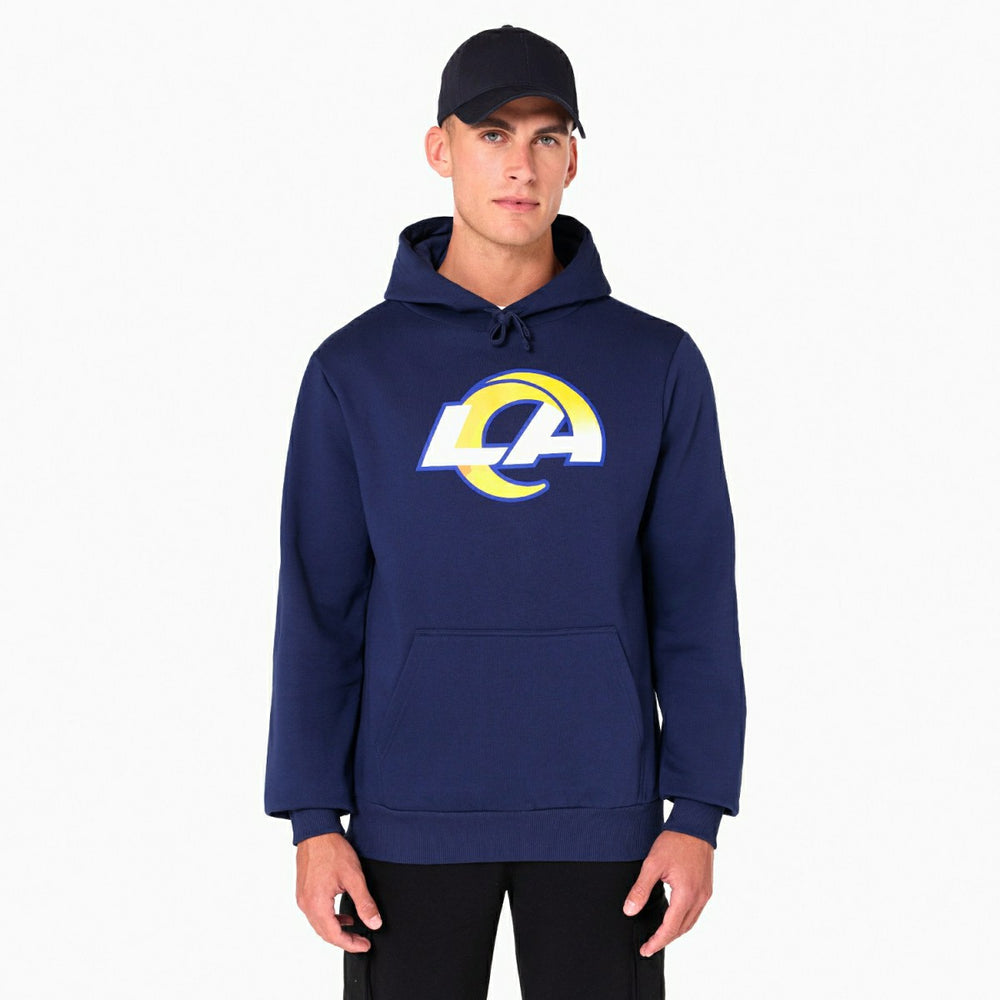 Los Angeles Rams Logo Hoodie New Era NFL Sweatshirt - Taass on sale