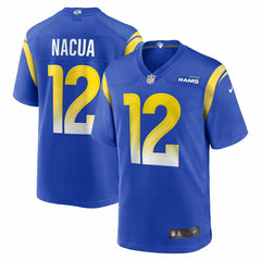Puka Nacua #12 Los Angeles Rams Nike Game NFL Jersey Blue - Taass for sale