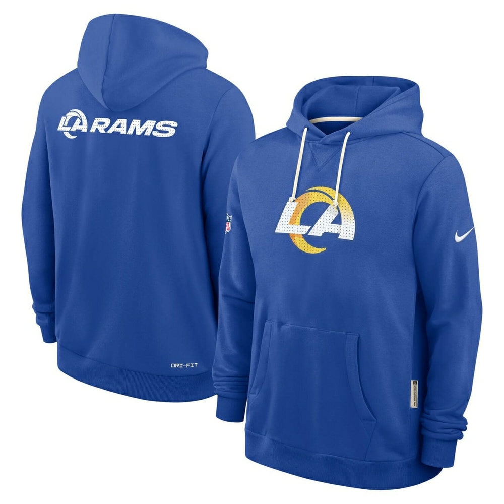 Los Angeles Rams 2025 NFL Sideline Standard Issue Hoodie Blue - Taass US
