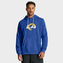 Los Angeles Rams 2025 NFL Sideline Standard Issue Hoodie Blue - Taass US