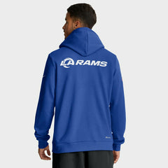 Los Angeles Rams 2025 NFL Sideline Standard Issue Hoodie Blue - Taass US