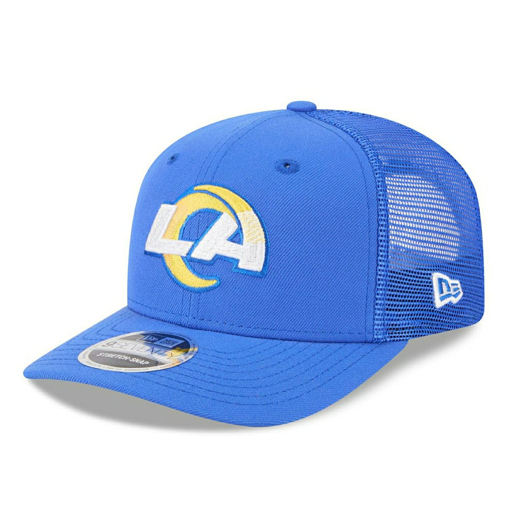 Los Angeles Rams New Era Stretch-Snap 9SEVENTY NFL Trucker Cap Blue - Taass discount