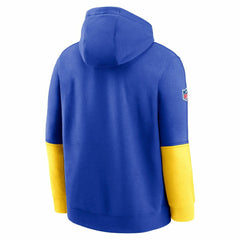 Los Angeles Rams 2024 NFL Sideline Nike Club Hoodie Blue - Taass outlet