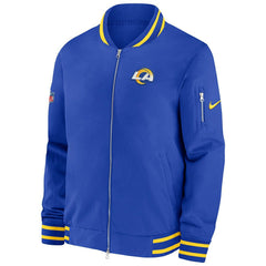Los Angeles Rams NFL Sideline Nike Coach Bomber Jacket - Taass sale