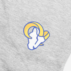 Los Angeles Rams Logo Fanatics NFL Jogger Sweatpants Gray - Taass on sale