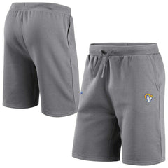 Los Angeles Rams Primary Logo NFL Sweat Shorts Gray - Taass sale