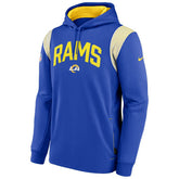 Los Angeles Rams 2022 NFL On-Field Sideline Nike Therma-FIT Hoodie Blue - Taass discount
