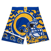 Los Angeles Rams Mitchell & Ness Jumbotron 2.0 NFL Shorts - Taass US