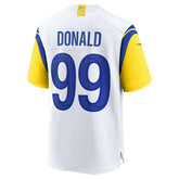 Aaron Donald #99 Los Angeles Rams Nike Game NFL Football Jersey White - Taass sale