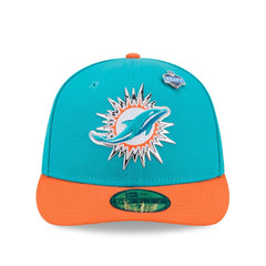 Miami Dolphins 2026 NFL Draft Pre-Curved 59FIFTY Fitted Cap - Taass discount