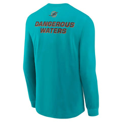 Miami Dolphins 2025 Rivalries Essential NFL Long Sleeve T-Shirt Aqua - Taass discount