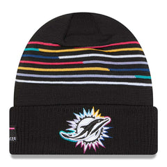 Miami Dolphins 2025 NFL Crucial Catch New Era Knit Hat - Taass outlet