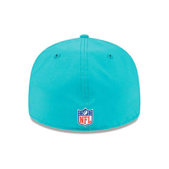 Miami Dolphins 2025 NFL On-Field Sideline 59FIFTY A-Frame Fitted Cap Aqua - Taass US