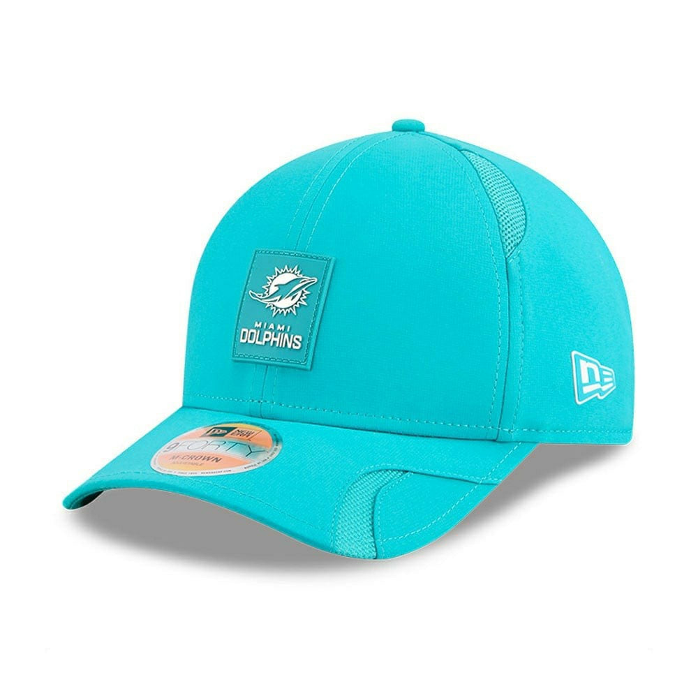 Miami Dolphins 2025 NFL On-Field Sideline 9FORTY M-Crown Cap Aqua - Taass outlet