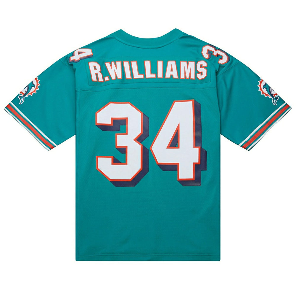 Ricky Williams #34 Miami Dolphins 2002 Legacy Throwback NFL Jersey Aqua - Taass on sale