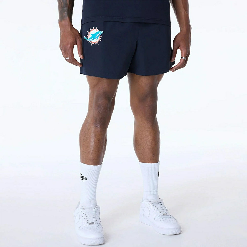 Miami Dolphins New Era Performance NFL Shorts Navy - Taass US