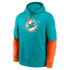 Miami Dolphins 2024 NFL Sideline Nike Club Hoodie Aqua - Taass sale