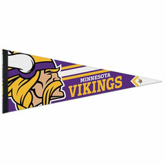 Minnesota Vikings Big Logo Premium Football NFL Pennant - Taass US
